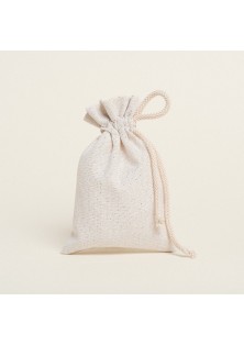 Beauty Home ΠΟΥΓΚΙ ΜΕ ΚΟΡΔΟΝΙ 12 x 17 cm ΕΚΡΟΥ ΧΡΥΣΟ LUREX