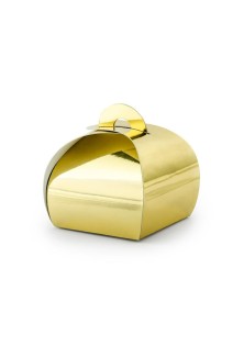 Beauty Home ΚΟΥΤΑΚΙ ΧΡΥΣΟ 6Χ6Χ5.5 CM 10 TEM