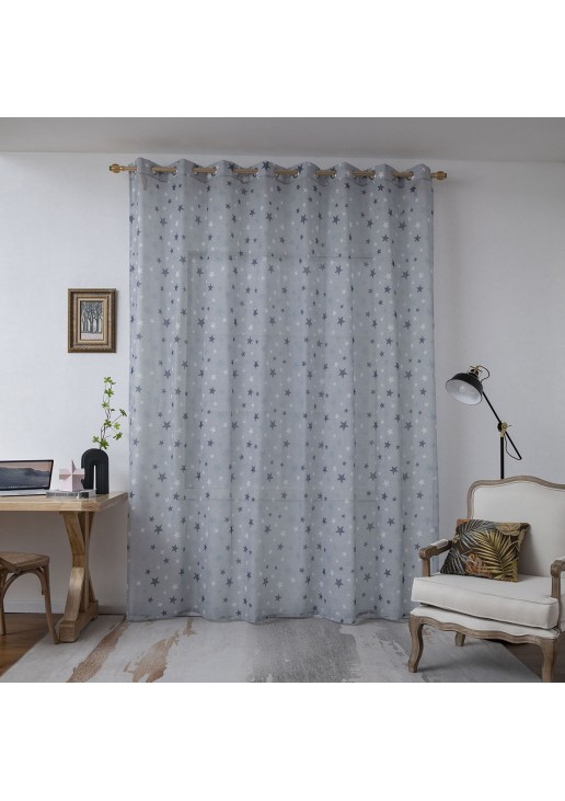 Beauty Home Κουρτίνα Art 6121 280x280 Γαλάζιο,Μπλε