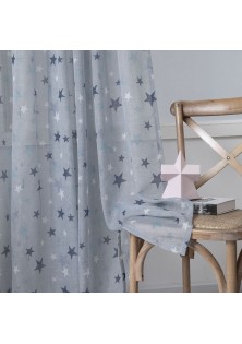 Beauty Home Κουρτίνα Art 6121 280x280 Γαλάζιο,Μπλε