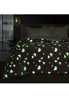 Beauty Home Κουβερτοπάπλωμα μονό φωσφοριζέ Glow Art 6153 160x220 Ροζ