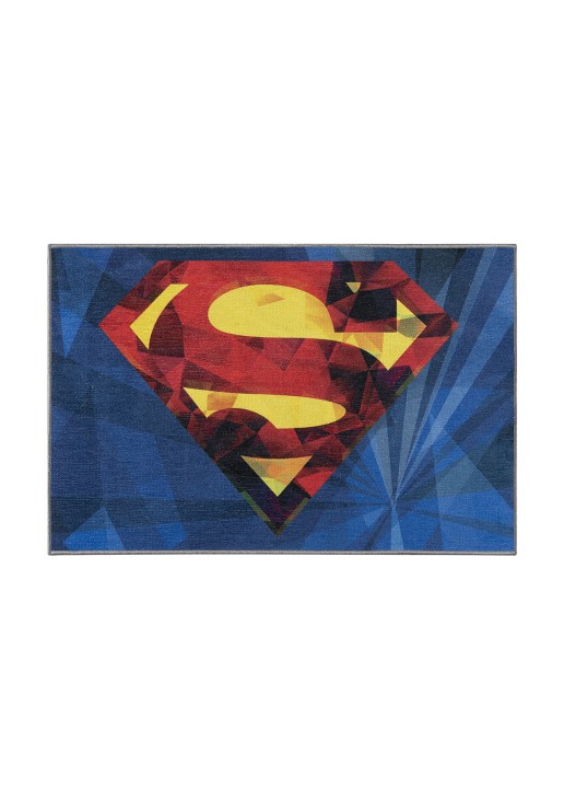 Πατάκι Art 6187 Superman 55x85 Μπλε Beauty Home