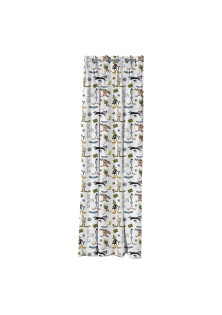 Beauty Home Κουρτίνα με 8 μεταλλικούς κρίκουςArt 6188 Looney Tunes 180x250 Εμπριμέ