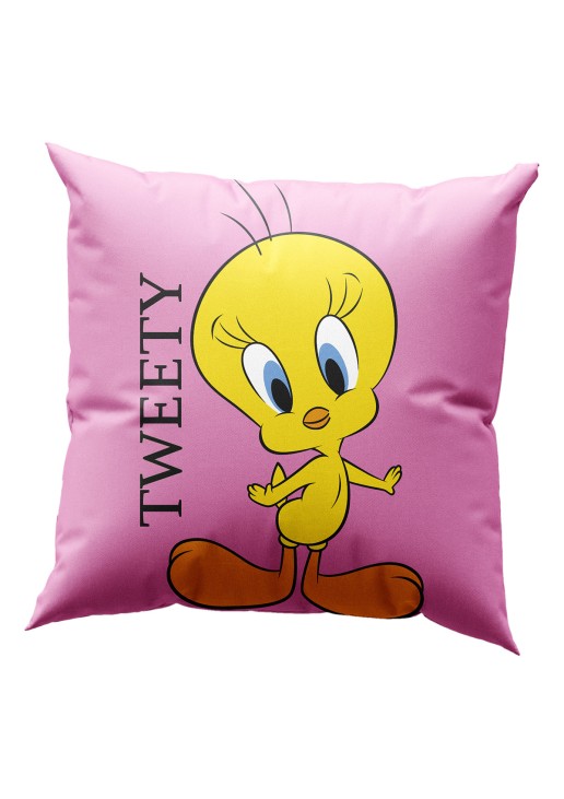 Beauty Home Μαξιλάρι με γέμιση Art 6190 Tweety 40x40 Ροζ