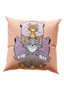 Μαξιλάρι με γέμιση Art 6194 Tom and Jerry 40x40 Εμπριμέ Beauty Home