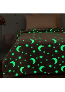 Beauty Home Κουβέρτα μονή φωσφορίζουσα Flash Art 6258 160x220 Γκρι