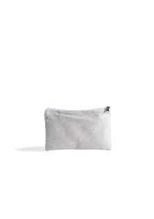 Beauty Home ΠΟΡΤΟΦΟΛΑΚΙ 9 x 16 cm ΓΚΡΙ ΑΣΗΜΙ LUREX