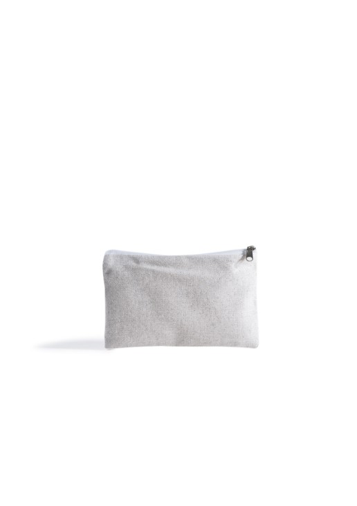 Beauty Home ΠΟΡΤΟΦΟΛΑΚΙ 9 x 16 cm ΓΚΡΙ ΑΣΗΜΙ LUREX