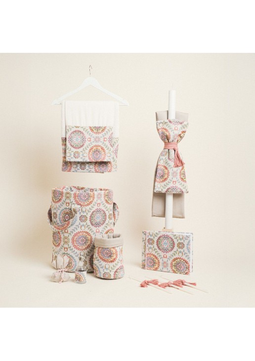 Beauty Home ΣΕΤ ΒΑΠΤΙΣΗΣ ΣΤΟΦΑ ΙΝΔΙΚΟΙ ΚΥΚΛΟΙ