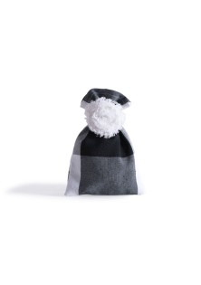 Beauty Home ΠΟΥΓΚΙ ΤΥΠΩΜΕΝΟ ΜΕΓΑΛΟ ΚΑΡΩ ΑΣΠΡΟΜΑΥΡΟ 12 x 17 cm