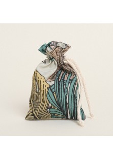 Beauty Home ΠΟΥΓΚΙ ΜΕ ΚΟΡΔΟΝΙ 12 x 17 cm ΤΡΟΠΙΚΟ ΠΑΣΤΕΛ