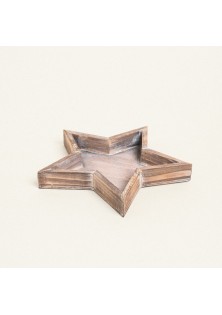Beauty Home ΞΥΛΙΝΟ ΑΣΤΕΡΙ 22 x 21 x 3 CM