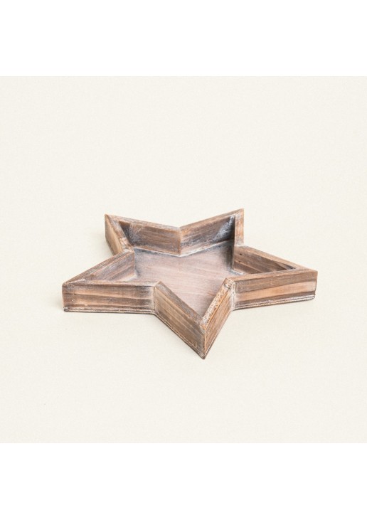 Beauty Home ΞΥΛΙΝΟ ΑΣΤΕΡΙ 22 x 21 x 3 CM