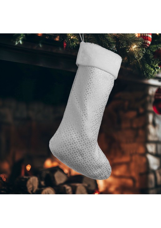 Beauty Home ΚΑΛΤΣΑ 50 x 30 CM ΖΑΚΑΡ ΕΚΡΟΥ-ΑΣΗΜΙ