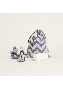 Beauty Home ΣΑΚΙΔΙΟ ΠΛΑΤΗΣ ΛΑΔΟΣΕΤ ΜΠΛΕ ΖΙΓΚΖΑΓΚ