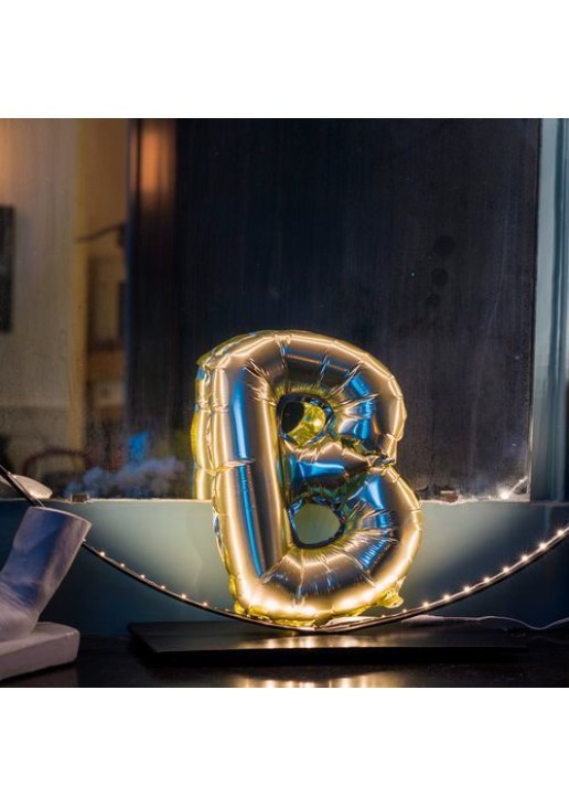 Beauty Home ΜΠΑΛΟΝΙ ΓΡΑΜΜΑ “B” 36cm ΧΡΥΣΟ