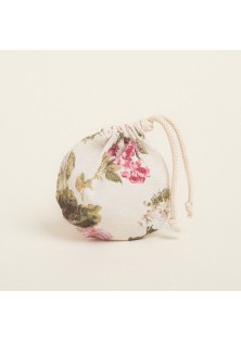 Beauty Home ΠΟΥΓΚΙ ΟΒΑΛ ΜΕ ΚΟΡΔΟΝΙ 13 x 14 cm ΦΛΟΡΑΛ VINTAGE