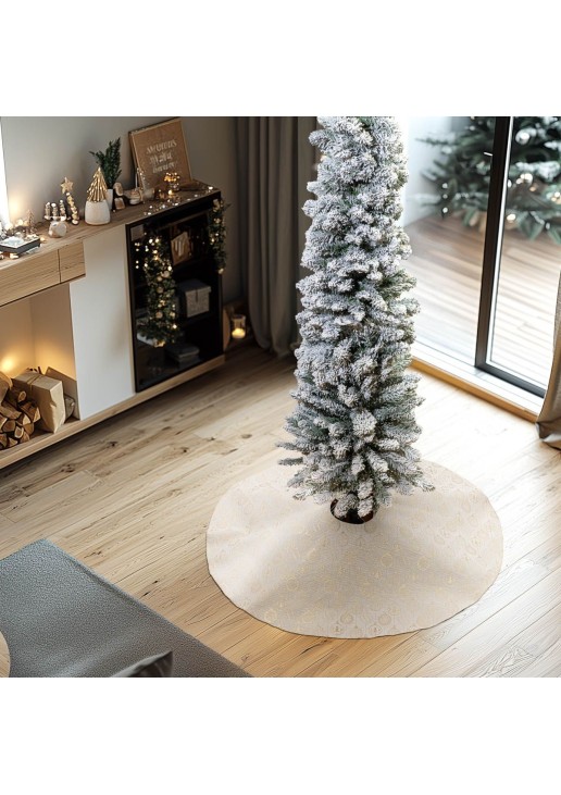 Beauty Home ΠΟΔΙΑ ΔΕΝΤΡΟΥ 90 CM ΖΑΚΑΡ ΧΡΙΣΤΟΥΓΕΝΝΙΑΤΙΚΕΣ ΜΠΑΛΕΣ