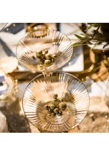 Beauty Home ΞΥΛΙΝΕΣ ΠΕΡΛΕΣ ΜΕ ΧΡΥΣΟ ΓΚΛΙΤΕΡ 12 ΤΜΧ 1,6 CM