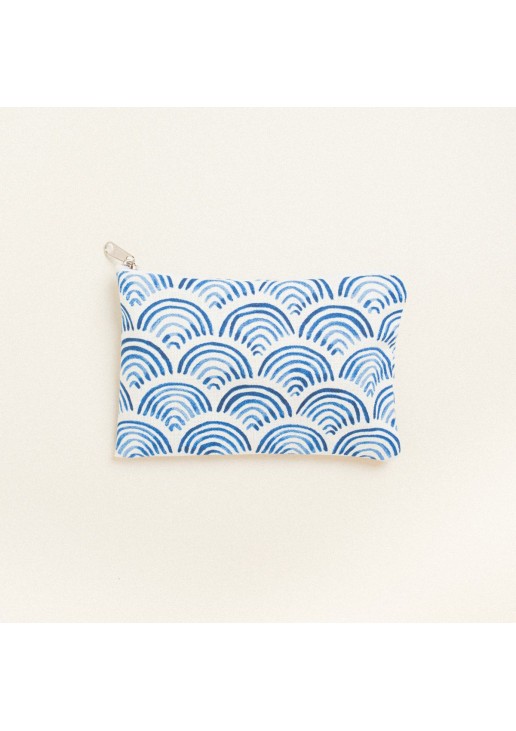 Beauty Home ΠΟΡΤΟΦΟΛΑΚΙ 9 x 16 cm ΜΠΛΕ ΚΥΜΑΤΑ