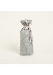 Beauty Home ΜΠΟΥΚΑΛΟΘΗΚΗ ΜΕ ΚΟΡΔΟΝΙ 33 x 15 cm ΔΙΑΓΩΝΙΕΣ ΓΡΑΜΜΕΣ ΜΠΕΖ