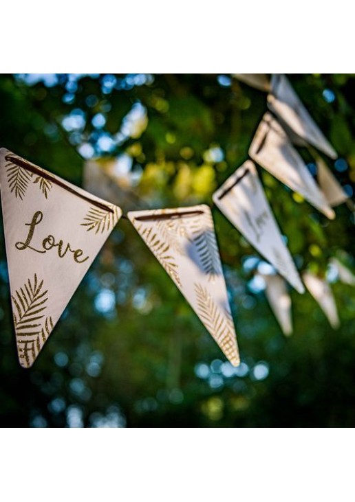 Beauty Home ΧΑΡΤΙΝΗ ΓΙΡΛΑΝΤΑ LOVE 15x21cm