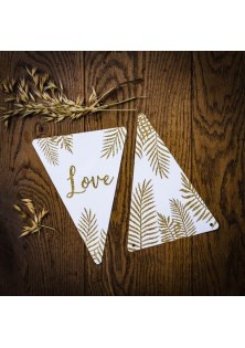 Beauty Home ΧΑΡΤΙΝΗ ΓΙΡΛΑΝΤΑ LOVE 15x21cm