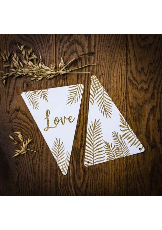 Beauty Home ΧΑΡΤΙΝΗ ΓΙΡΛΑΝΤΑ LOVE 15x21cm