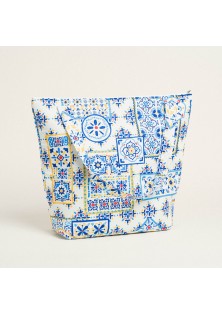 Beauty Home ΤΣΑΝΤΑ ΜΕ ΦΕΡΜΟΥΑΡ 53 X 43 cm ΑΖΟΥΛΕΖΟΥ