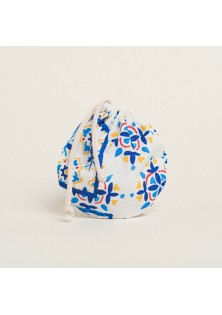 Beauty Home ΠΟΥΓΚΙ ΟΒΑΛ ΜΕ ΚΟΡΔΟΝΙ 13 x 14 cm ΑΖΟΥΛΕΖΟΥ