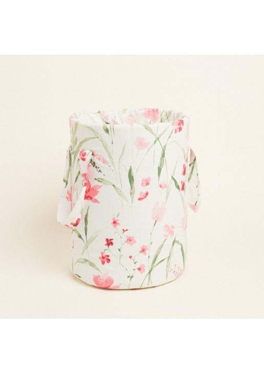 Beauty Home ΚΥΛΙΝΔΡΟΣ ΥΦΑΣΜΑΤΙΝΟΣ 25 x 15 cm ΑΝΘΗ ΙΡΙΔΑ ΚΑΙ ΦΡΕΖΙΑ