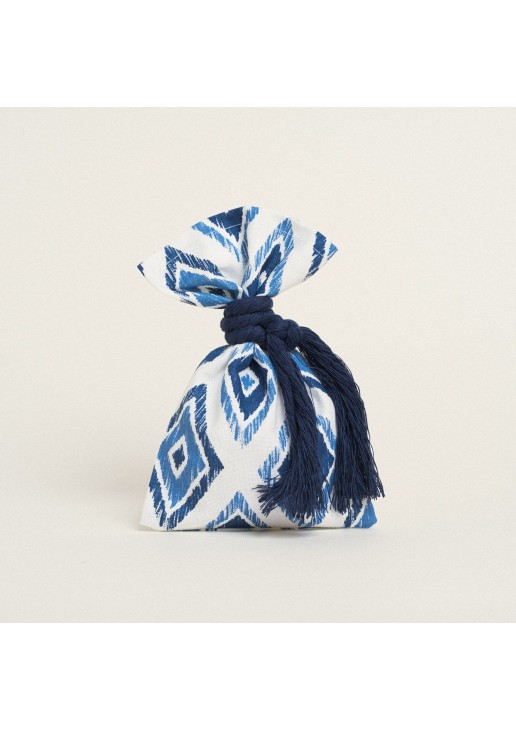 Beauty Home ΠΟΥΓΚΙ 14 x 22 cm ΜΠΛΕ ΡΟΜΒΟΙ