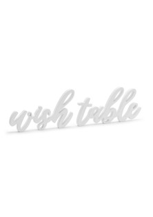 Beauty Home ΞΥΛΙΝΟ ΔΙΑΚΟΣΜΗΤΙΚΟ “WISH TABLE” 40x10cm