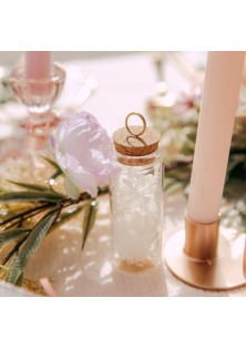 Beauty Home ΓΥΑΛΙΝΟΣ ΣΩΛΗΝΑΣ ΜΕ ΑΠΟΞΗΡΑΜΕΝΗ ΟΡΤΑΝΣΙΑ ΕΚΡΟΥ 3,7 x 9 cm