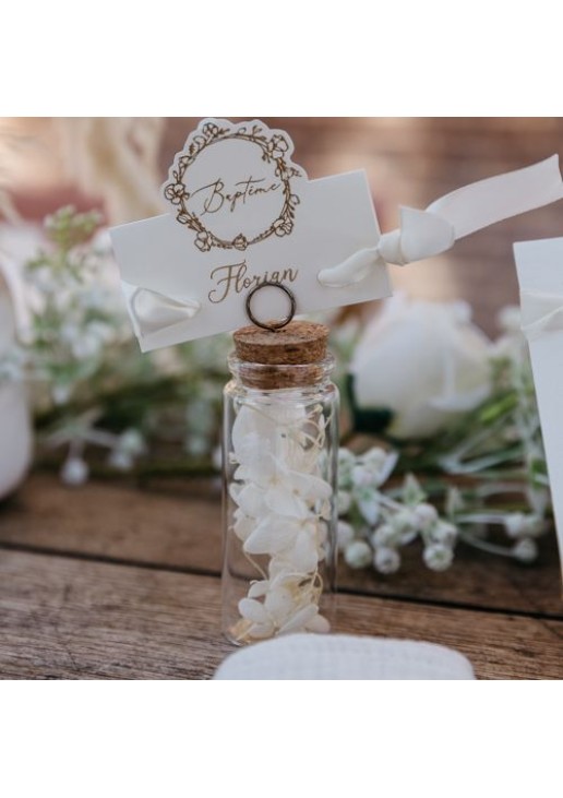 Beauty Home ΓΥΑΛΙΝΟΣ ΣΩΛΗΝΑΣ ΜΕ ΑΠΟΞΗΡΑΜΕΝΗ ΟΡΤΑΝΣΙΑ ΕΚΡΟΥ 3,7 x 9 cm