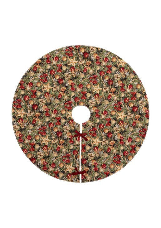 Beauty Home ΠΟΔΙΑ ΔΕΝΤΡΟΥ 90 CM ΣΤΟΦΑ HAPPY HOLIDAY