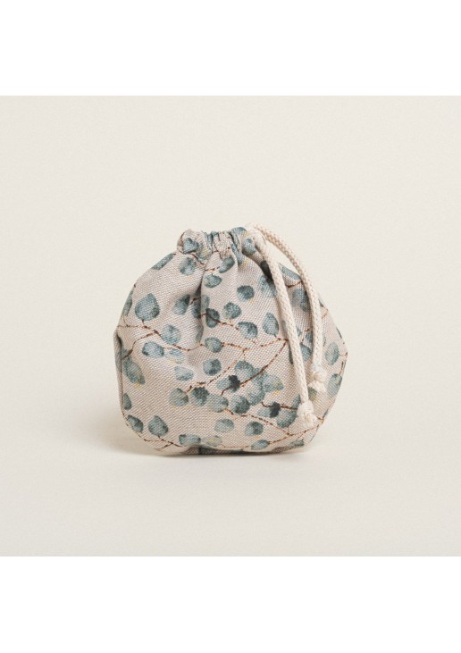 Beauty Home ΠΟΥΓΚΙ ΟΒΑΛ ΜΕ ΚΟΡΔΟΝΙ 13 x 14 cm MINI ΕΥΚΑΛΥΠΤΟΣ