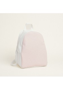 Beauty Home BACKPACK 43x35x23cm ΡΟΖ ΧΡΥΣΟ LUREX