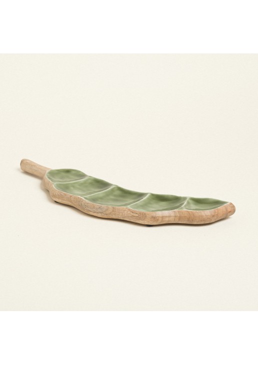Beauty Home ΠΙΑΤΕΛΑ ΞΥΛΙΝΗ ΜΕ ΣΜΑΛΤΟ ΦΑΣΟΛΙ 11 x 50 cm