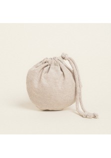 Beauty Home ΠΟΥΓΚΙ ΟΒΑΛ ΜΕ ΚΟΡΔΟΝΙ ΜΠΕΖ ΒΑΣΗ 13 x 14 cm