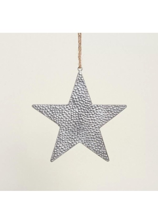 Beauty Home ΜΕΤΑΛΛΙΚΟ ΑΣΤΕΡΙ ΑΣΗΜΙ 31 cm