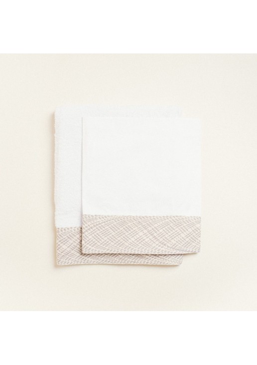 Beauty Home ΛΑΔΟΠΑΝΟ ΚΟΡΔΕΛΑ ΠΛΕΚΤΗ ΔΙΧΡΩΜΗ ΜΠΕΖ