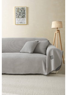 Beauty Home Ριχτάρι Τριθέσιο Artistic Art 8115 180x300 Γκρι