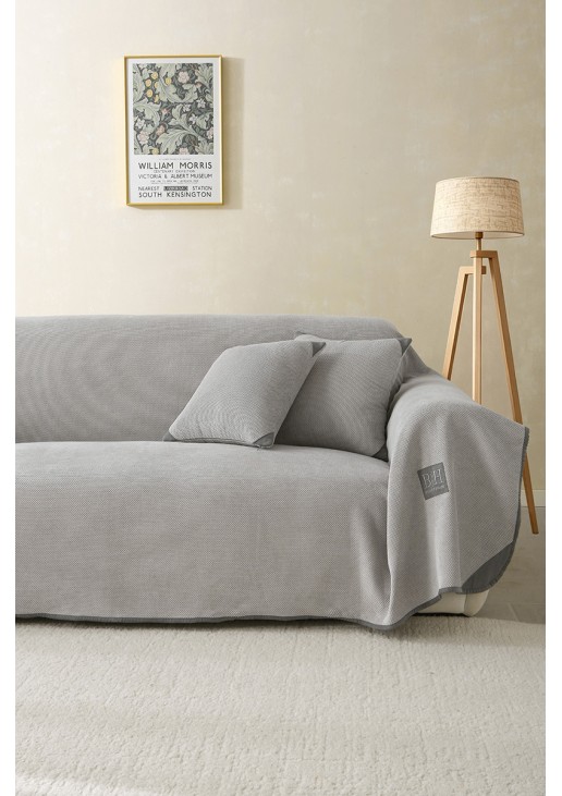 Beauty Home Ριχτάρι Τετραθέσιο Artistic Art 8115 180x350 Γκρι