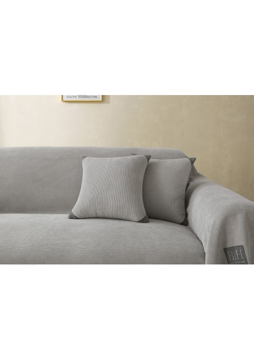 Beauty Home Ριχτάρι Τετραθέσιο Artistic Art 8115 180x350 Γκρι