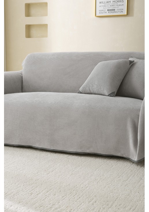 Beauty Home Ριχτάρι Τετραθέσιο Artistic Art 8115 180x350 Γκρι