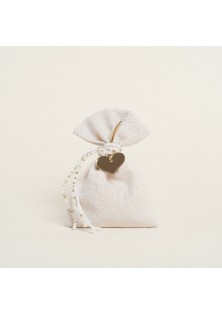 Beauty Home ΠΟΥΓΚΙ 12 x 17 cm ΕΚΡΟΥ ΧΡΥΣΟ LUREX