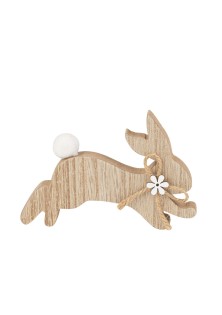 Beauty Home Λαγός Ξύλινος 15 x 9,5 x 1,8 CM