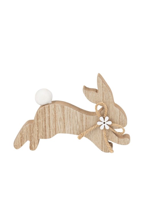 Beauty Home Λαγός Ξύλινος 15 x 9,5 x 1,8 CM