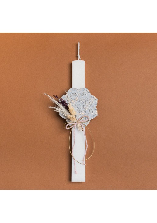 Beauty Home ΛΑΜΠΑΔΑ 33cm ΣΟΥΒΕΡ ΔΙΧΡΩΜΟ ΜΕ ΑΠΟΞΗΡΑΜΕΝΑ ΓΚΡΙ ΣΕ ΣΥΣΚΕΥΑΣΙΑ ΔΩΡΟΥ